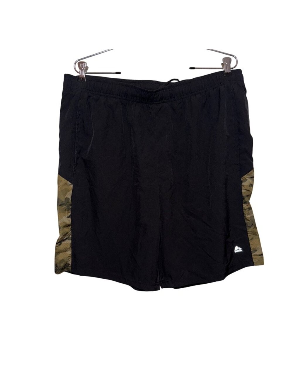 RBX Mens Black Athletic Shorts Camo Side Panels XL Lightweight Performance X-Dri